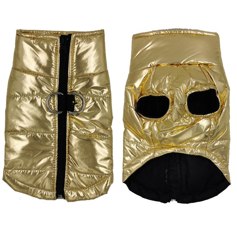 Waterproof Cotton Dog Vest - Stylish And Functional Pet Jacket-3